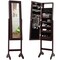 Edge Collections - Elegant Jewelry Armoire with LED Lighting - 1 Piece